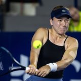 Lulu Sun a été battue en finale à Monterrey samedi soir KEYSTONE/EPA/MIGUEL SIERRA